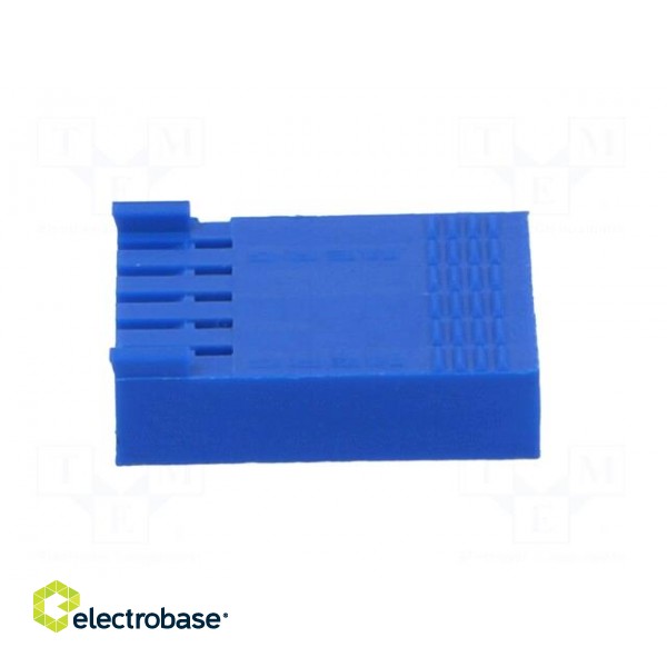 Plug | wire-board | female | PIN: 6 | w/o contacts | 2.54mm | for cable image 3