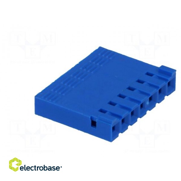 Plug | wire-board | female | PIN: 7 | w/o contacts | 2.54mm | for cable image 4