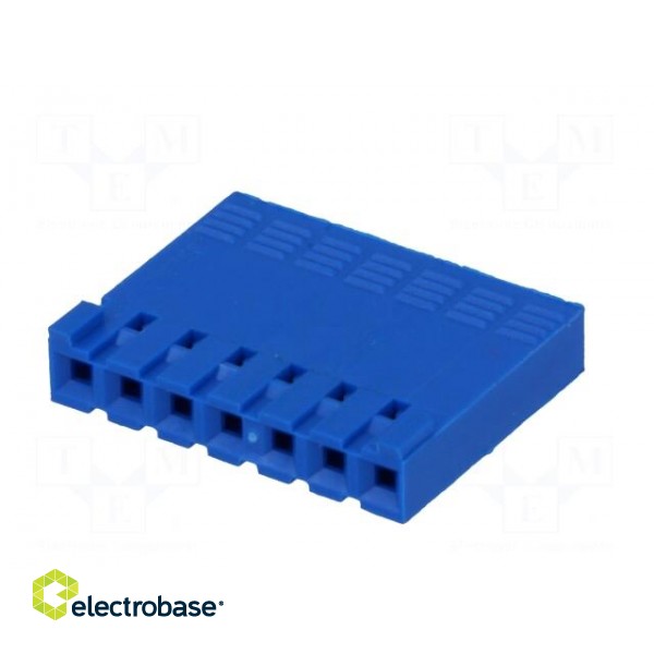 Plug | wire-board | female | PIN: 7 | w/o contacts | 2.54mm | for cable image 6