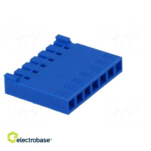 Plug | wire-board | female | PIN: 7 | w/o contacts | 2.54mm | for cable image 8