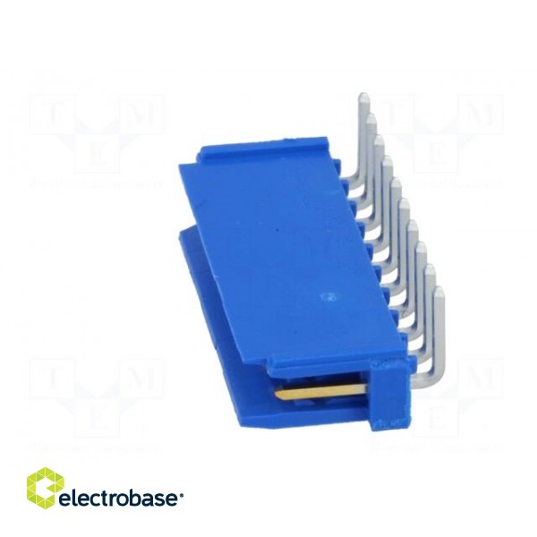 Socket | wire-board | male | PIN: 10 | 2.54mm | THT | DUBOX | 3A | angled 90° image 3