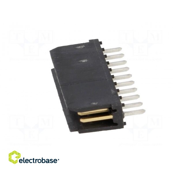 Socket | wire-board | male | PIN: 10 | 2.54mm | THT | DUBOX | 3A | straight image 3