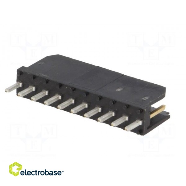 Socket | wire-board | male | PIN: 10 | 2.54mm | THT | DUBOX | 3A | straight image 6