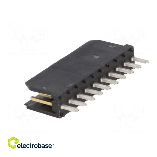 Socket | wire-board | male | PIN: 10 | 2.54mm | THT | DUBOX | 3A | straight image 4