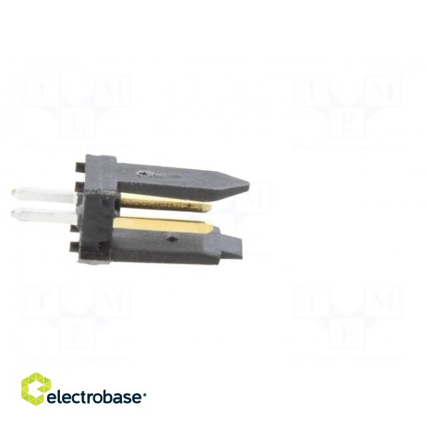 Socket | wire-board | male | PIN: 2 | 2.54mm | THT | Dubox® | 3A | Layout: 1x2 image 7