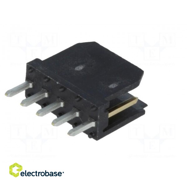 Socket | wire-board | male | PIN: 5 | 2.54mm | THT | DUBOX | 3A | gold-plated image 6