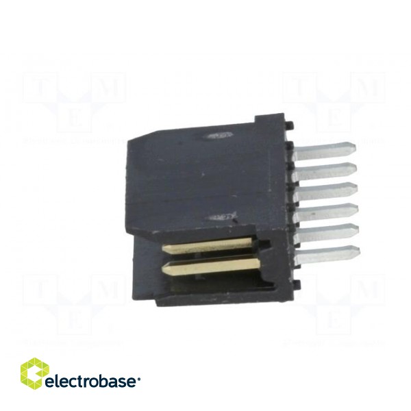 Socket | wire-board | male | PIN: 6 | 2.54mm | THT | DUBOX | 3A | gold-plated image 3