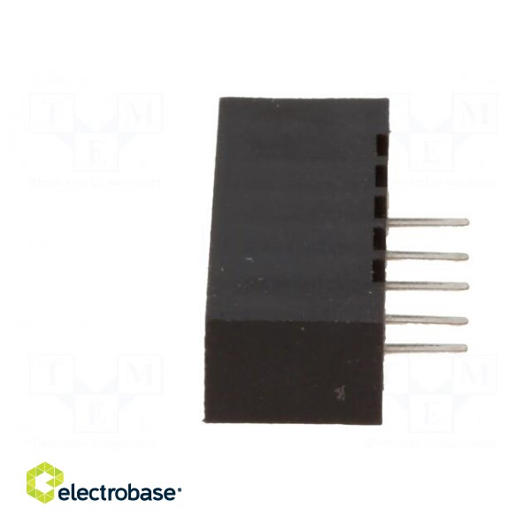 Connector: FFC/FPC | straight | PIN: 5 | Non-ZIF | THT | tinned | 20mΩ image 3