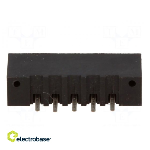 Connector: FFC (FPC) | straight | PIN: 5 | NON-ZIF | THT | tinned | 20mΩ image 5