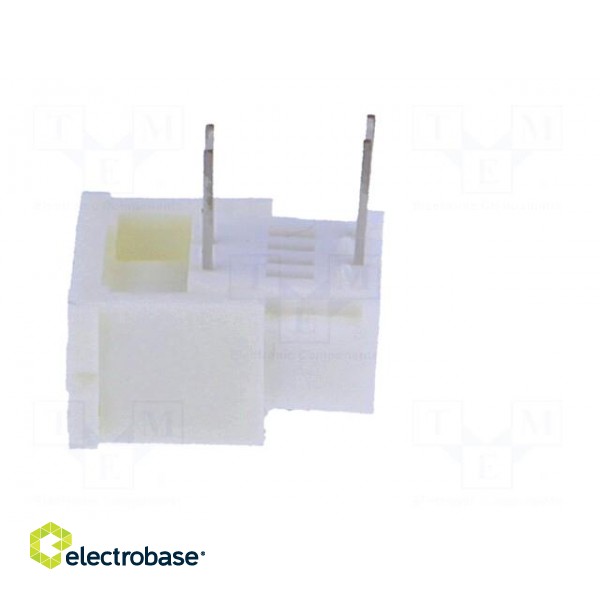 Connector: FFC (FPC) | angled 90° | PIN: 4 | ZIF,top contacts | THT image 3