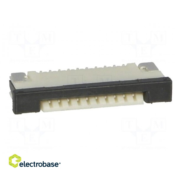 Connector: FFC/FPC | horizontal | PIN: 10 | bottom contacts,ZIF | SMT image 9