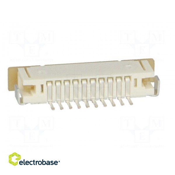 Connector: FFC (FPC) | horizontal | PIN: 10 | ZIF,bottom contacts image 5