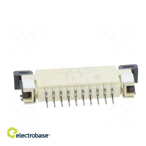 Connector: FFC/FPC | horizontal | PIN: 10 | ZIF | SMT | tinned | 30mΩ | 1mm image 5