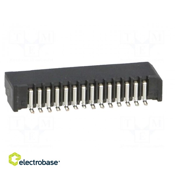Connector: FFC (FPC) | horizontal | PIN: 14 | NON-ZIF | SMT | 0.5A | 1mm image 5
