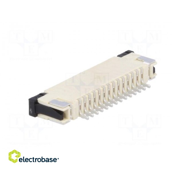 Connector: FFC (FPC) | horizontal | PIN: 14 | ZIF,top contacts | SMT фото 4