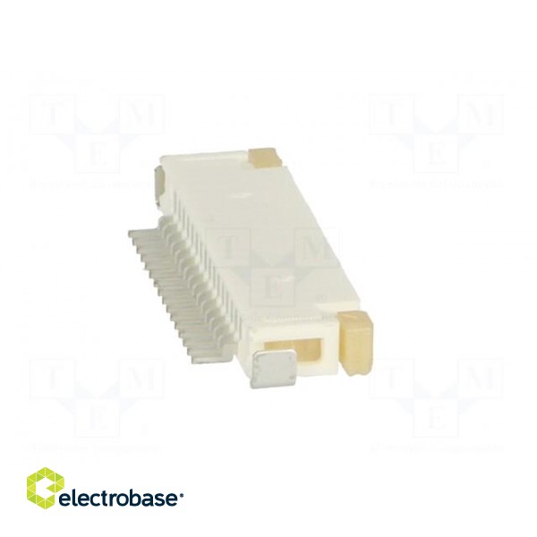 Connector: FFC (FPC) | horizontal | PIN: 16 | ZIF,top contacts | SMT фото 7