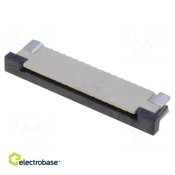 Connector: FFC (FPC) | horizontal | PIN: 16 | ZIF,top contacts | SMT image 1
