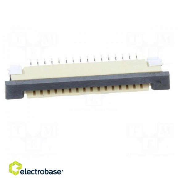 Connector: FFC (FPC) | horizontal | PIN: 16 | ZIF | SMT | tinned | 30mΩ paveikslėlis 9