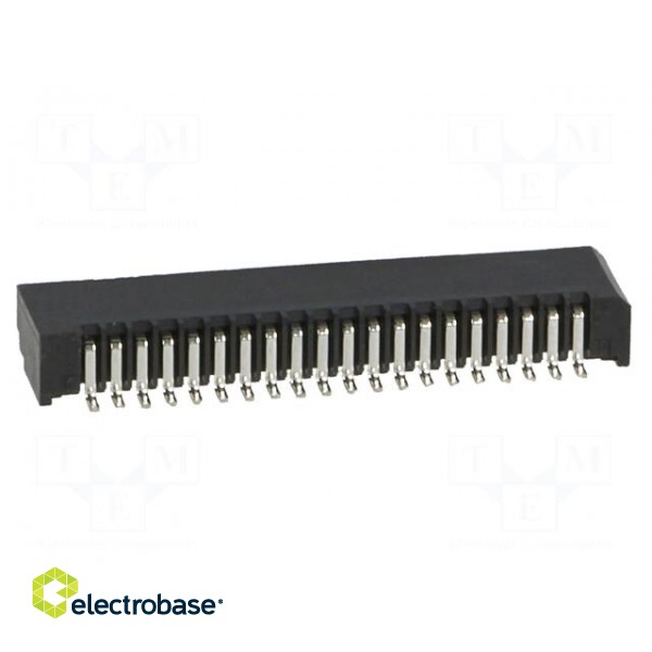 Connector: FFC (FPC) | horizontal | PIN: 20 | NON-ZIF | SMT | 0.5A | 1mm фото 5
