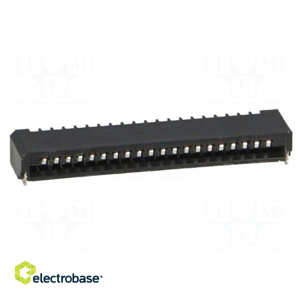 Connector: FFC (FPC) | horizontal | PIN: 20 | NON-ZIF | SMT | 0.5A | 1mm image 9