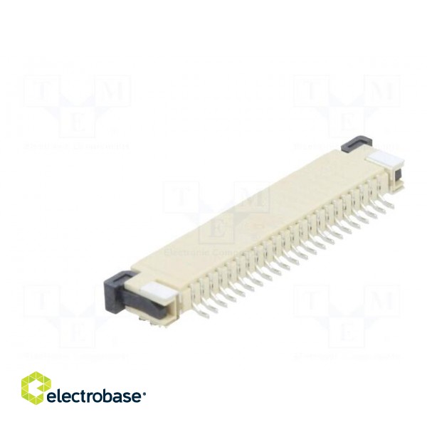 Connector: FFC (FPC) | horizontal | PIN: 22 | ZIF | SMT | tinned | 30mΩ фото 4