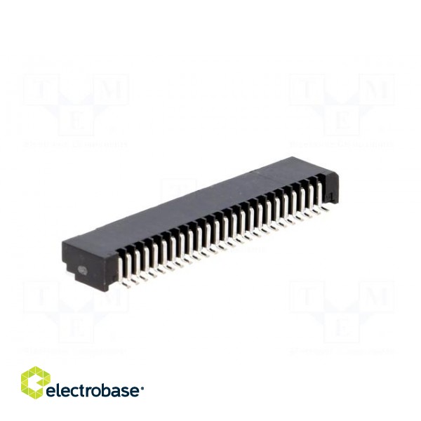 Connector: FFC (FPC) | horizontal | PIN: 24 | NON-ZIF | SMT | 0.5A | 1mm image 4