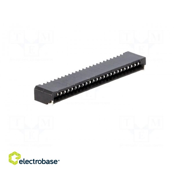 Connector: FFC (FPC) | horizontal | PIN: 24 | NON-ZIF | SMT | 0.5A | 1mm фото 8