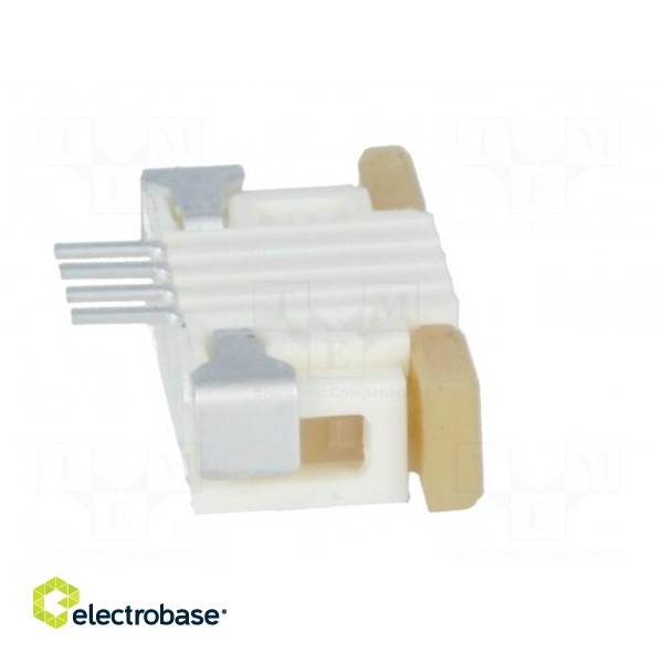 Connector: FFC/FPC | horizontal | PIN: 4 | bottom contacts,ZIF | SMT фото 7