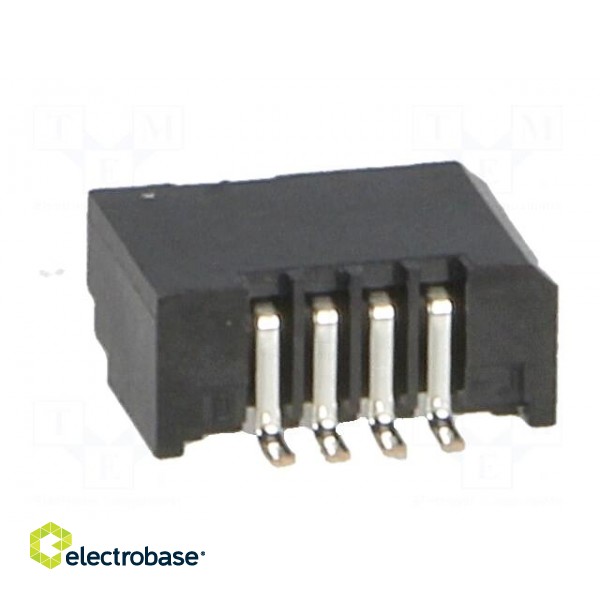 Connector: FFC (FPC) | horizontal | PIN: 4 | NON-ZIF | SMT | 0.5A | 1mm фото 5