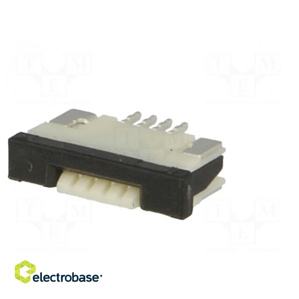 Connector: FFC/FPC | horizontal | PIN: 4 | top contacts,ZIF | SMT | 0.5A image 2