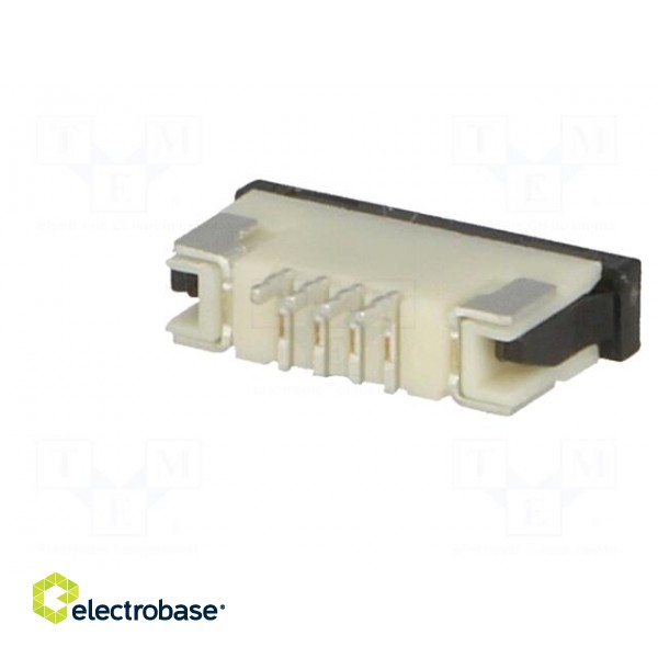 Connector: FFC/FPC | horizontal | PIN: 4 | top contacts,ZIF | SMT | 0.5A фото 6