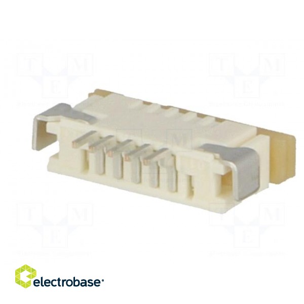 Connector: FFC (FPC) | horizontal | PIN: 5 | ZIF | SMT | 1A | tinned | 1mm фото 6