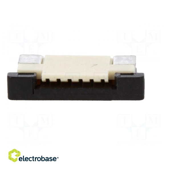 Connector: FFC/FPC | horizontal | PIN: 6 | top contacts,ZIF | SMT | 0.5A image 9