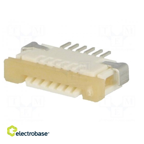 Connector: FFC (FPC) | horizontal | PIN: 6 | ZIF,top contacts | SMT | 1A image 2
