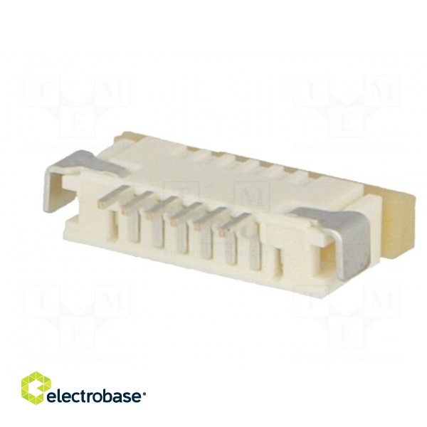Connector: FFC/FPC | horizontal | PIN: 6 | top contacts,ZIF | SMT | 50V image 6