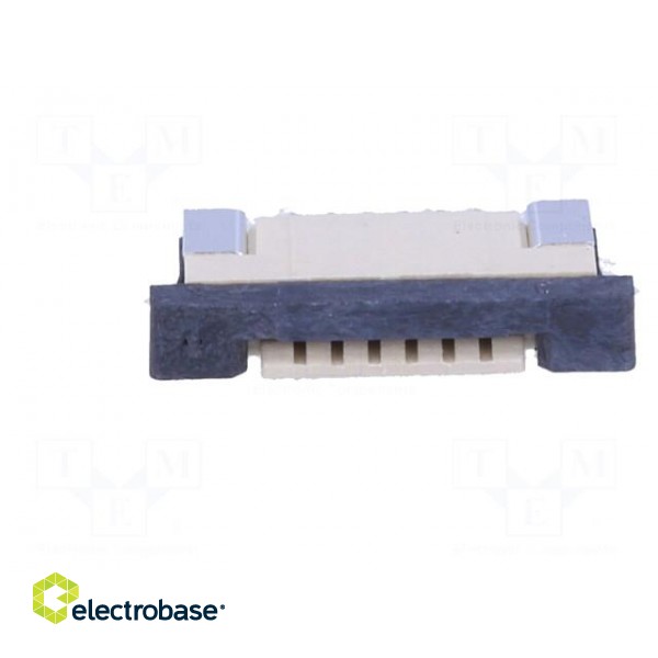 Connector: FFC/FPC | horizontal | PIN: 6 | ZIF | SMT | tinned | 30mΩ | 1mm image 9
