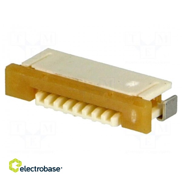 Connector: FFC (FPC) | horizontal | PIN: 8 | ZIF,bottom contacts | SMT фото 1