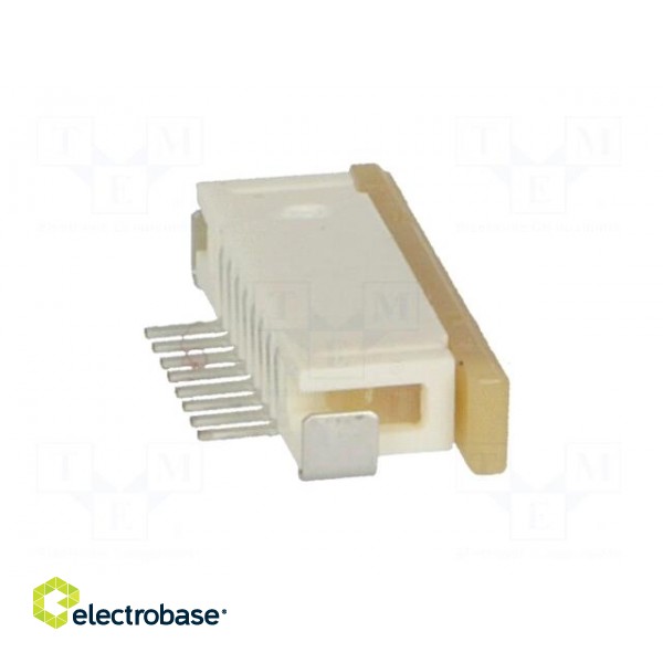 Connector: FFC (FPC) | horizontal | PIN: 8 | ZIF,bottom contacts | SMT фото 7