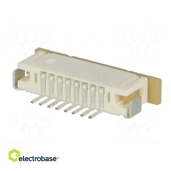 Connector: FFC (FPC) | horizontal | PIN: 8 | ZIF,bottom contacts | SMT фото 6