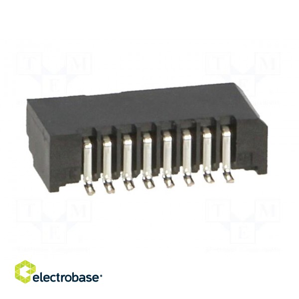 Connector: FFC (FPC) | horizontal | PIN: 8 | NON-ZIF | SMT | 0.5A | 1mm фото 5