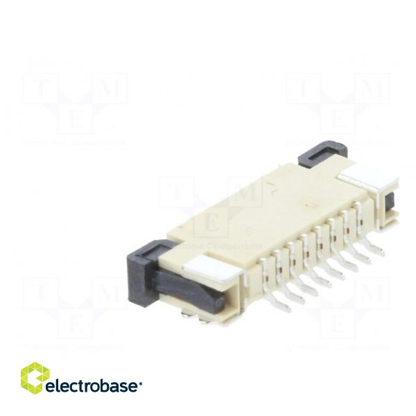 Connector: FFC (FPC) | horizontal | PIN: 8 | ZIF | SMT | tinned | 30mΩ paveikslėlis 5