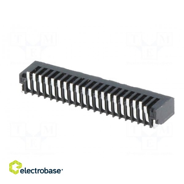 Connector: FFC (FPC) | vertical | PIN: 20 | NON-ZIF | SMT | 0.5A | 1mm | 50V фото 6