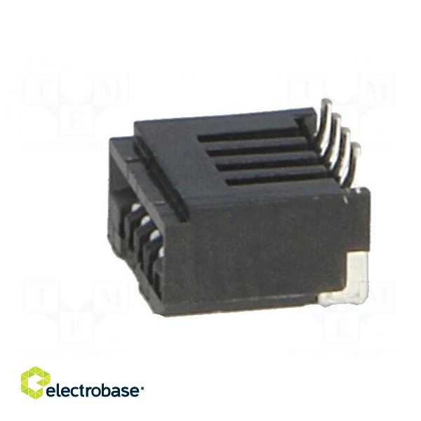 Connector: FFC (FPC) | vertical | PIN: 4 | NON-ZIF | SMT | 0.5A | -25÷85°C image 3