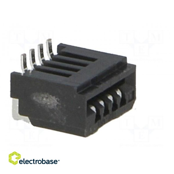 Connector: FFC (FPC) | vertical | PIN: 4 | NON-ZIF | SMT | 0.5A | -25÷85°C фото 8