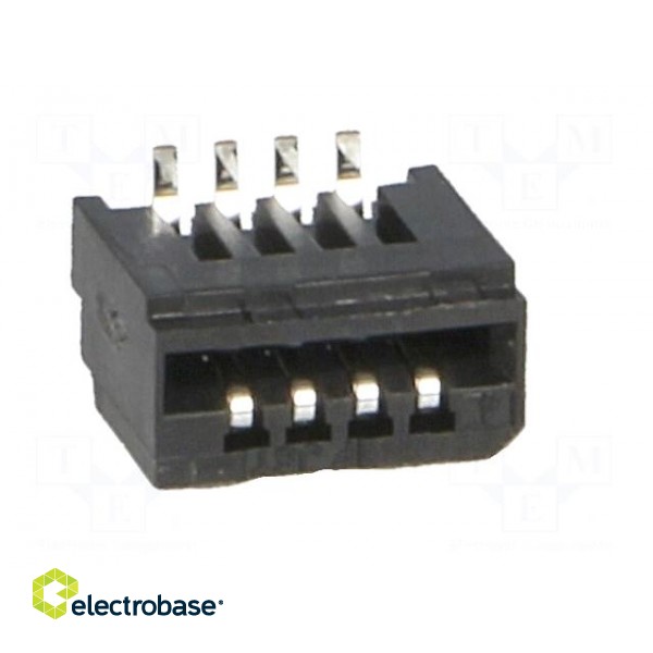 Connector: FFC (FPC) | vertical | PIN: 4 | NON-ZIF | SMT | 0.5A | -25÷85°C фото 9