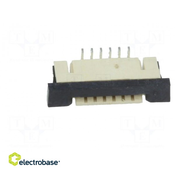 Connector: FFC (FPC) | vertical | PIN: 6 | ZIF | SMT | 0.5A | 30mΩ | 1mm image 9