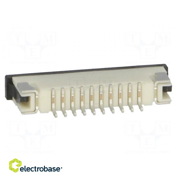 Connector: FFC/FPC | horizontal | PIN: 10 | bottom contacts,ZIF | SMT image 5