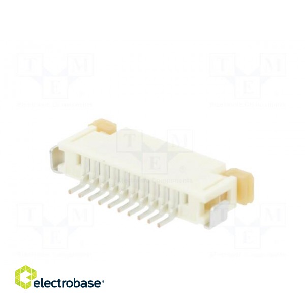 Connector: FFC (FPC) | horizontal | PIN: 10 | ZIF,top contacts | SMT image 6