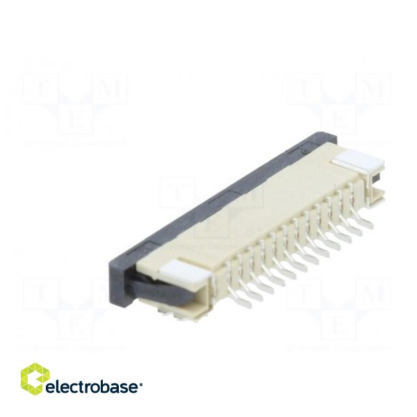 Connector: FFC/FPC | horizontal | PIN: 12 | ZIF | SMT | tinned | 30mΩ | 1mm фото 4