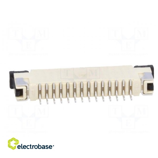 Connector: FFC (FPC) | horizontal | PIN: 14 | ZIF,top contacts | SMT image 5